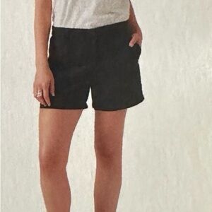 Social Standard by Sanctuary Women's Mid Rise Fortune Tencel Shorts Washed Black